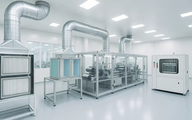 Air Filtration for Lithium Battery Production Safety