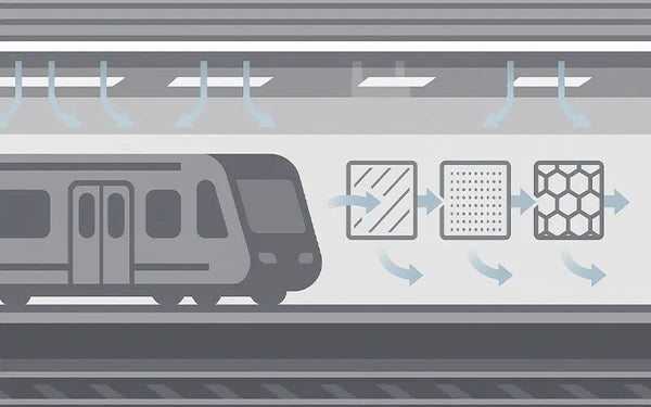Choosing media for metros: ePM1 prefilters, fine filters, and carbon layers