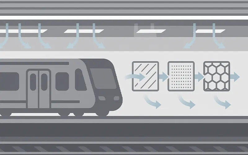 Choosing media for metros: ePM1 prefilters, fine filters, and carbon layers