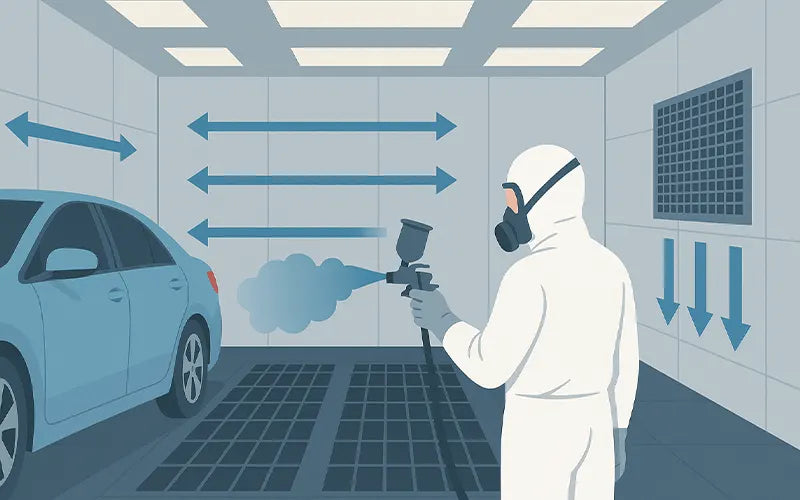 Crossdraft vs Downdraft: Spray Booth Airflow Guide