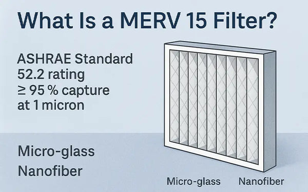 MERV 15 Filters Explained: Near-HEPA Performance in Standard HVAC