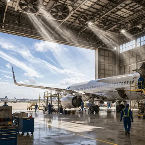 Air Quality Challenges in Aircraft Maintenance Hangars