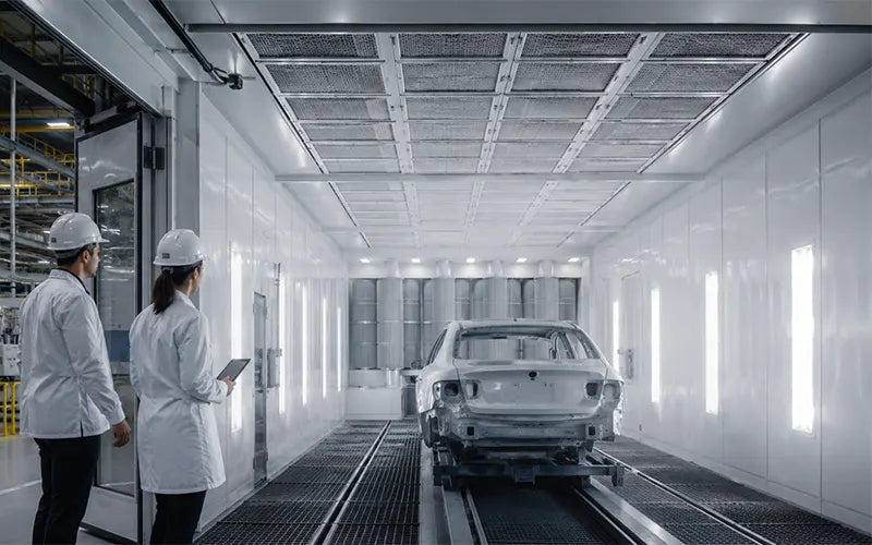 How to Choose the Right Paint Booth Filter for Spray Painting Applications