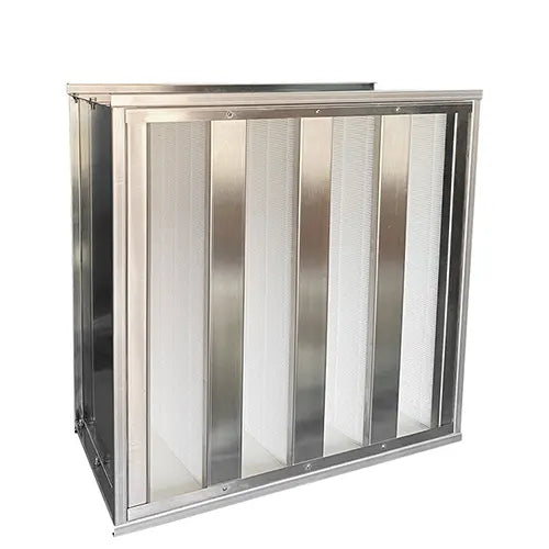 Compact High-Efficiency V-Bank Filter